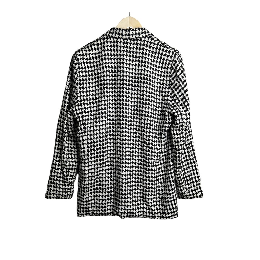 Vintage 80s Criscione X Cache Rhinestone Houndstooth Blazer Jacket - Picture 5 of 5
